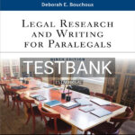 Test Bank for Legal Research and Writing for Paralegals 9th US Edition by Bouchoux