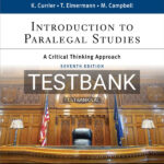 Test Bank for Introduction to Paralegal Studies 7th US Edition by Currier