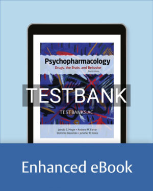 Test Bank for Psychopharmacology Drugs the Brain and Behavior 4th US Edition by Meyer