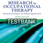 Test Bank for Kielhofner's Research in Occupational Therapy 3rd US Edition by Taylor