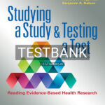 Test Bank for Studying a Study and Testing a Test 7th US Edition by Riegelman