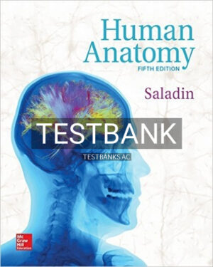 Test Bank for Human Anatomy 5th Edition by Saladin