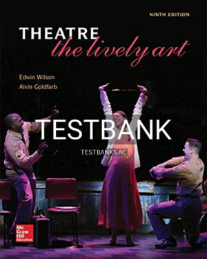 Test Bank for Theatre The Lively Art 9th Edition by Wilson