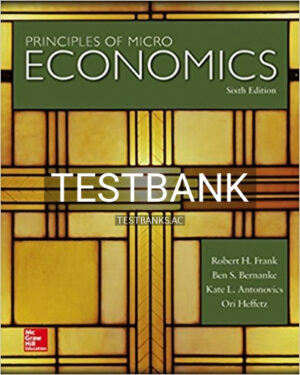Test Bank for Principles of Microeconomics 6th Edition by Frank