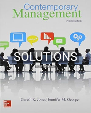 Solutions for Contemporary Management 9th Edition by Jones