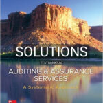 Solutions for Auditing and Assurance Services A Systematic Approach 10th Edition by Messier