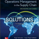Solutions for Operations Management in the Supply Chain Decisions and Cases 7th Edition by Schroeder