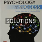 Solutions for Psychology of Success Finding Meaning in Work and Life 6th Edition by Denis Waitley