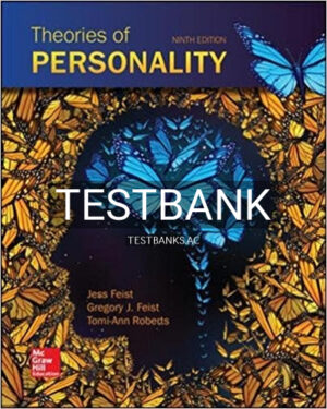 Test Bank for Theories of Personality 9th Edition by Feist