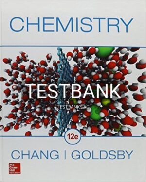 Test Bank for Chemistry 12th Edition by Chang