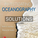 Solutions for Investigating Oceanography 2nd Edition by Sverdrup