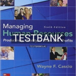 Test Bank for Managing Human Resources Productivity Quality of Work Life Profits 10th Edition by Cascio