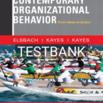 Test Bank for Contemporary Organizational Behavior From Ideas to Action 1st Edition by Elsbach