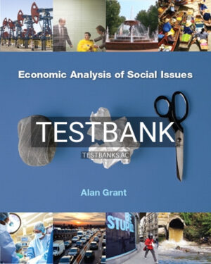 Test Bank for Economic Analysis of Social Issues 1st Edition by Alan Grant