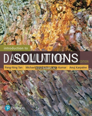 Solutions for Introduction to Data Mining 2nd Edition by Tan