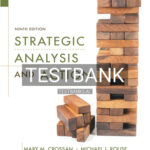 Test Bank for Strategic Analysis and Action 9th Edition by Crossan
