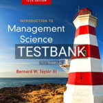 Test Bank for Introduction to Management Science 12th Edition by Taylor