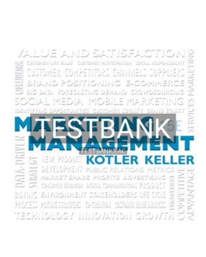 Test Bank for Marketing Management 15th Edition by Kotler
