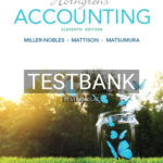 Test Bank for Horngrens Accounting 11th Edition by Miller-Nobles