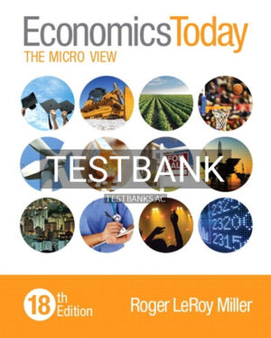 Test Bank for Economics Today The Micro View 18th Edition by Miller