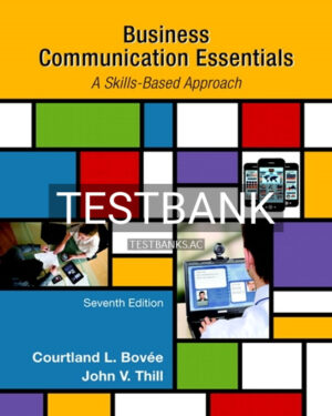 Test Bank for Business Communication Essentials 7th Edition by Bovee