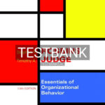 Test Bank for Essentials of Organizational Behavior 13th Edition by Robbins