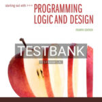 Test Bank for Starting Out with Programming Logic and Design 4th Edition by Tony Gaddis