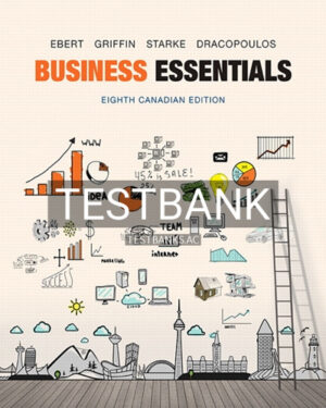 Test Bank for Business Essentials 8th Edition by Ebert