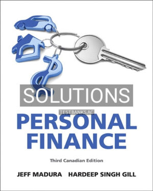 Solutions for Personal Finance 3rd Edition by Madura