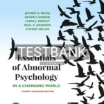 Test Bank for Essentials of Abnormal Psychology 4th Edition by Nevid