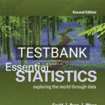 Test Bank for Essential Statistics 2nd Edition by Gould