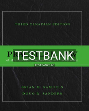 Test Bank for Practical Law of Architecture Engineering and Geoscience 3rd Edition by Samuels