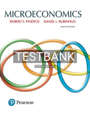 Test Bank for Microeconomics 9th Edition by Pindyck