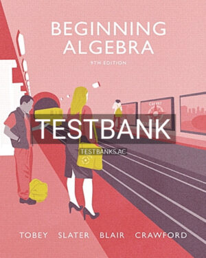 Test Bank for Beginning Algebra 9th Edition by Tobey