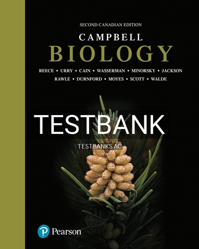 9780134189116-TEST-BANK Test Bank for Campbell Biology 2nd Edition by Reece