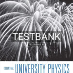 Test Bank for Essential University Physics 3rd Edition by Richard Wolfson