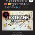 Test Bank for Fundamentals of Organizational Behaviour 5th Edition by Langton