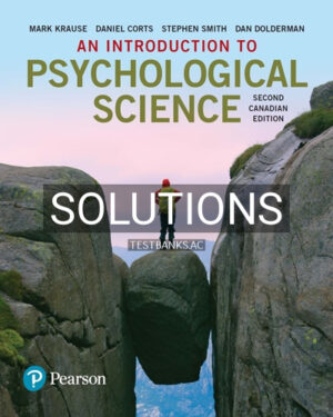 Solutions for Introduction to Psychological Science 2nd Edition by Krause