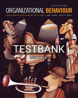 Test Bank for Organizational Behaviour Understanding and Managing Life at Work 10th Edition by Johns