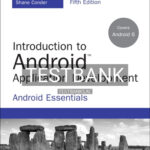 Test Bank for Introduction to Android Application Development Android Essentials 5th Edition by Annuzzi