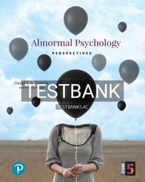 Test Bank for Abnormal Psychology Perspectives 6th Edition by Dozois