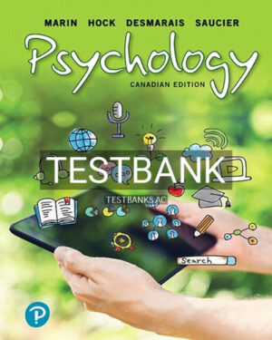 Test Bank for Psychology 1st Edition by Marin