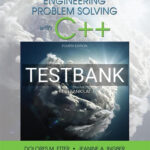 Test Bank for Engineering Problem Solving With C++ 4th Edition by Etter