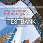 Test Bank for Data Abstraction and Problem Solving with C++ Walls and Mirrors 7th Edition by Carrano