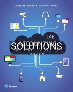 Solutions for Accounting Information Systems 14th Edition by Romney