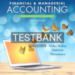 Test Bank for Horngrens Financial and Managerial Accounting The Managerial Chapters 6th Edition by Miller Nobles