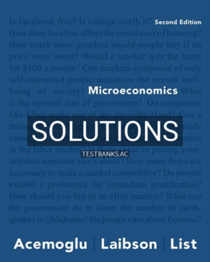 Solutions for Microeconomics 2nd Edition by Acemoglu
