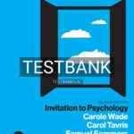 Test Bank for Invitation to Psychology 7th Edition by Wade