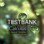 Test Bank for Calculus Several Variables 9th Edition by Adams