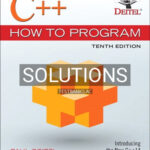 Solutions for C++ How to Program 10th Edition by Deitel